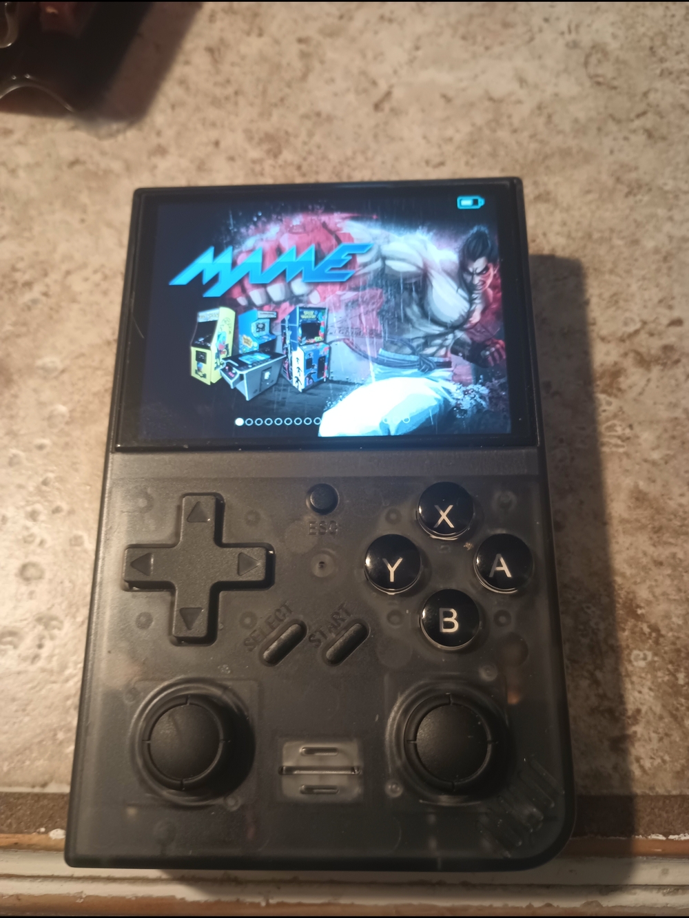Portable Retro Handheld Game Console - Black